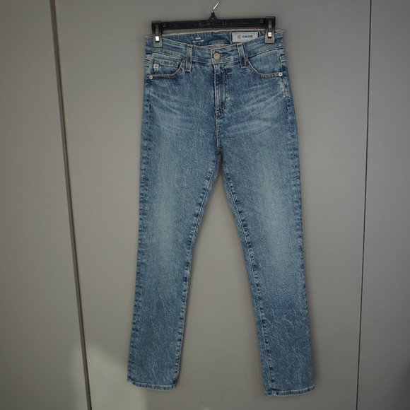 New AG Mari High Rise Slim Straight Leg Jeans in 18 Years Pride size 25 - Picture 3 of 16